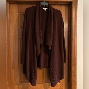 New York & Company Open Front Cardigan Sweater